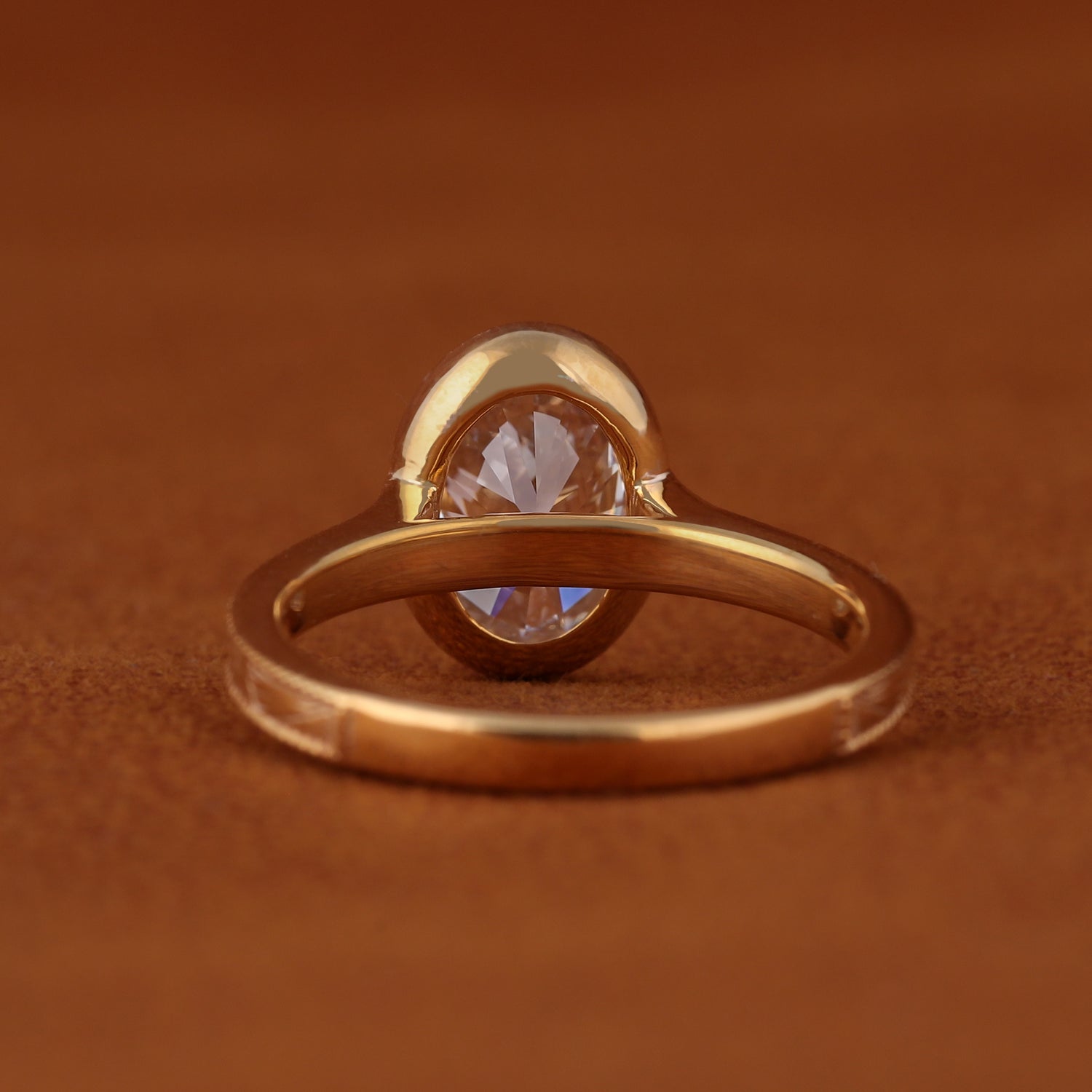 Elegant Pear Shaped Lab Grown Diamond  Engagement Ring 14k Solid Gold Featuring Princess Cut Diamond
