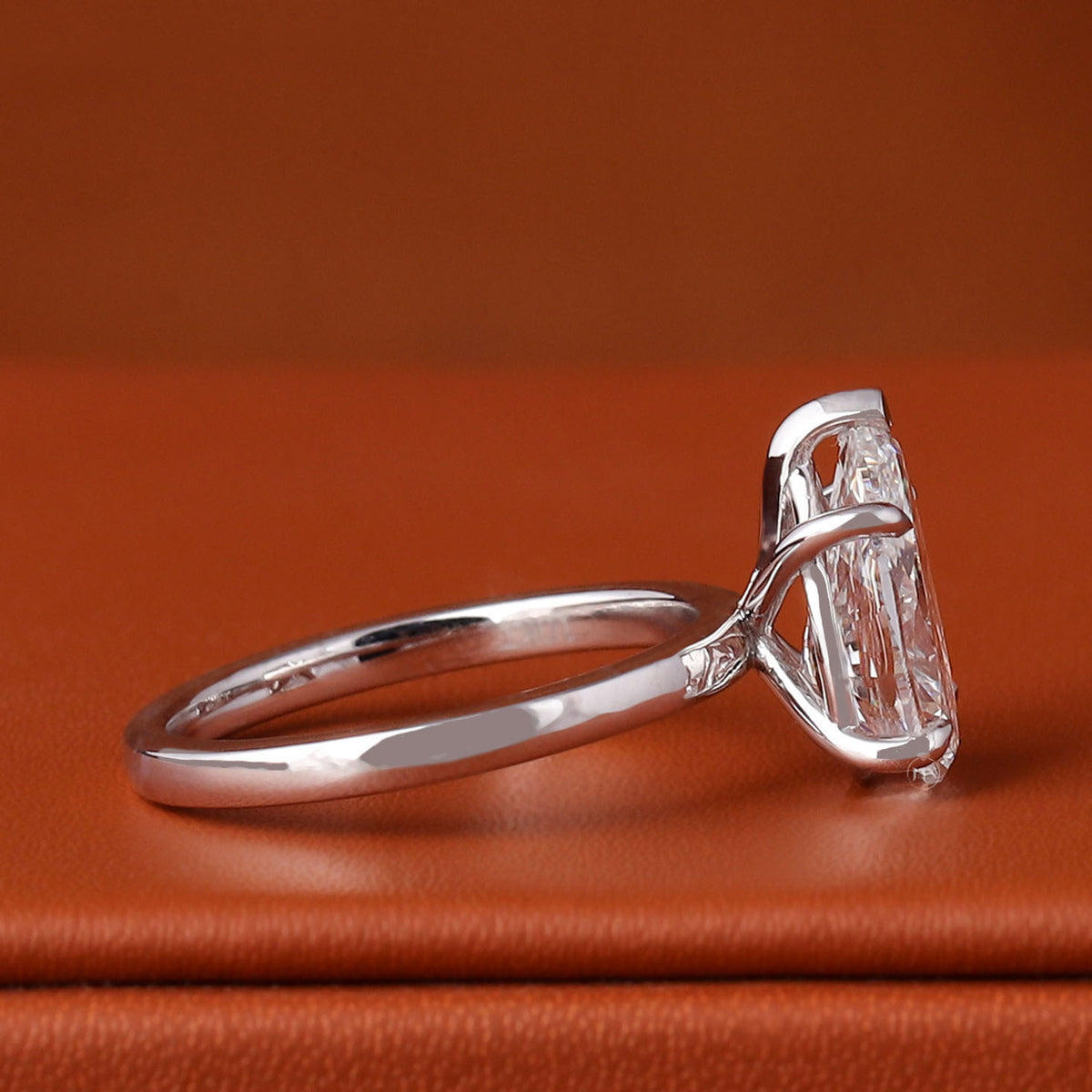 2 CT IGI Certified Pear Cut Lab Grown Diamond Solitaire Engagement Ring 14k Gold