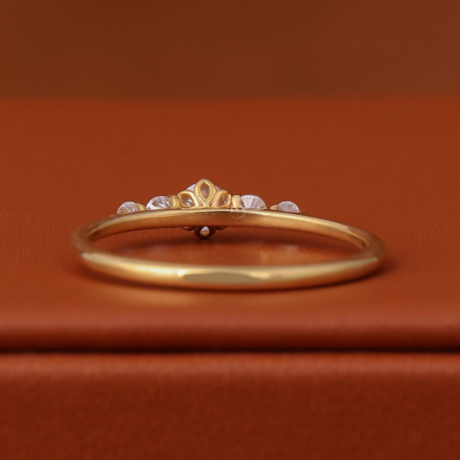 0.50 Carat Round Brilliant Cut Lab Grown Diamond 14k Solid Yellow Gold Pave Setting Engagement Ring