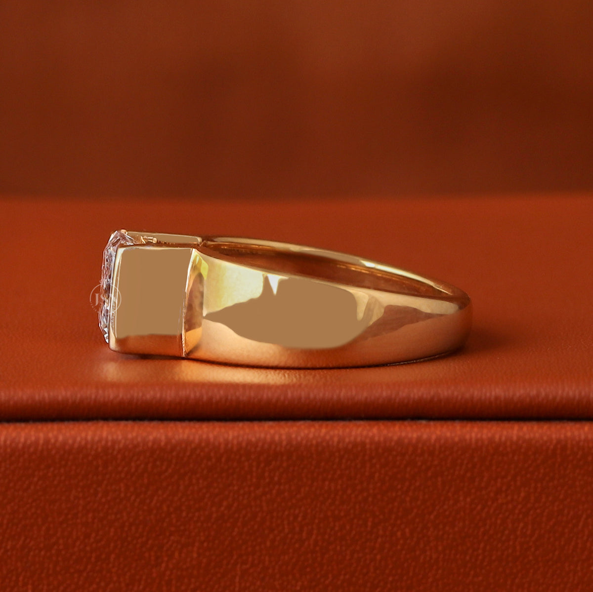 3 CT Princess Cut Lab Grown Diamond Engagement Ring, 14k Gold, IGI Certified