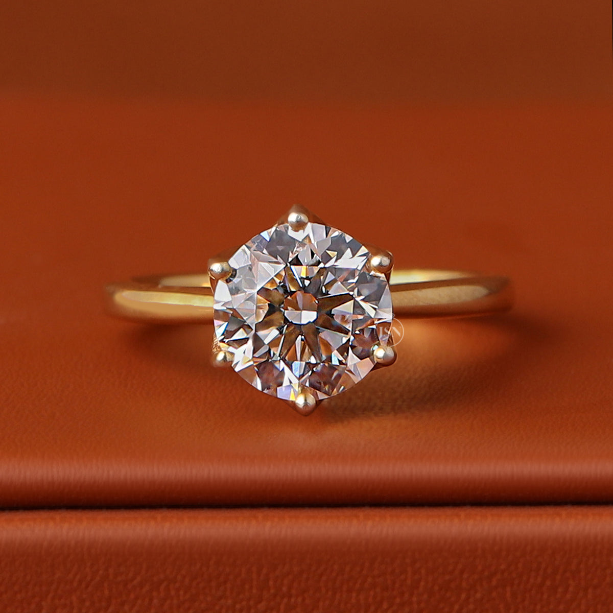1 to 3 Carat Round Cut Lab Grown Tulip Hidden Halo Marquise Diamond Engagement Ring 18k Gold
